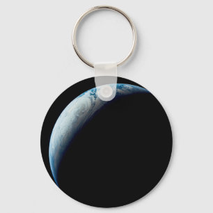 Crescent Earth Taken From The Apollo 4 Mission. 2 Keychain