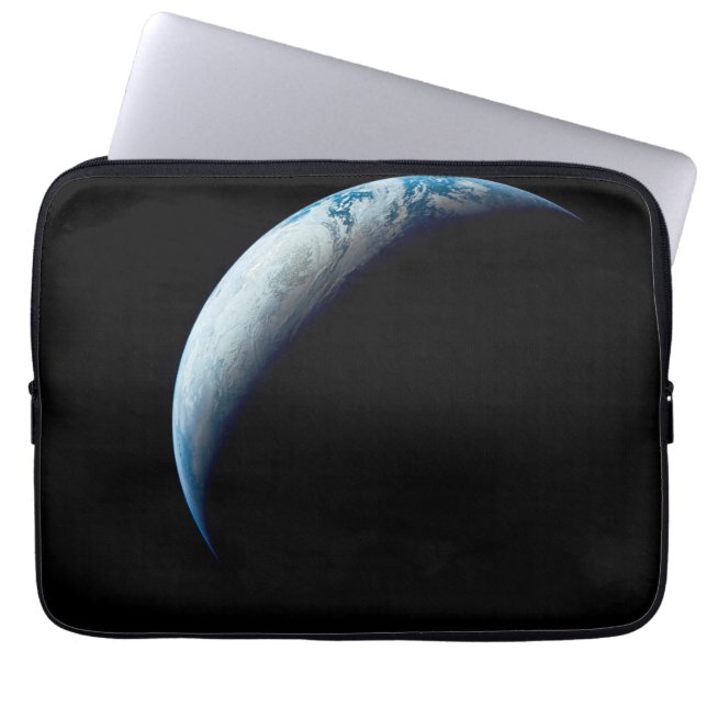 Crescent Earth Taken From The Apollo 4 Mission. 2 Laptop Sleeve (Front)