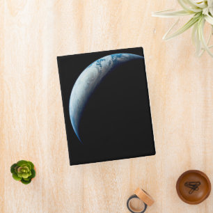 Crescent Earth Taken From The Apollo 4 Mission. 2 Mini Binder
