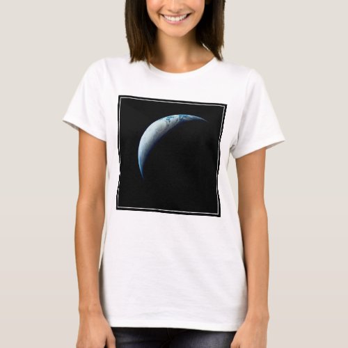 Crescent Earth Taken From The Apollo 4 Mission 2 T_Shirt