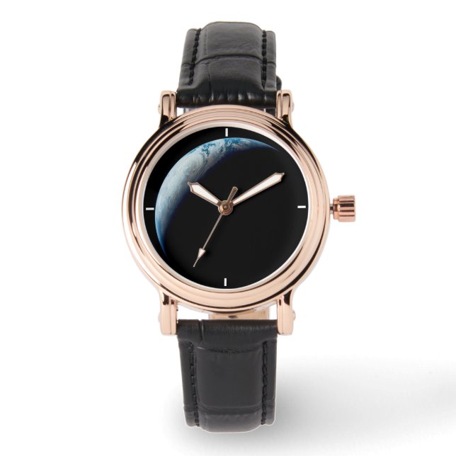 Crescent Earth Taken From The Apollo 4 Mission. 2 Watch (Front)