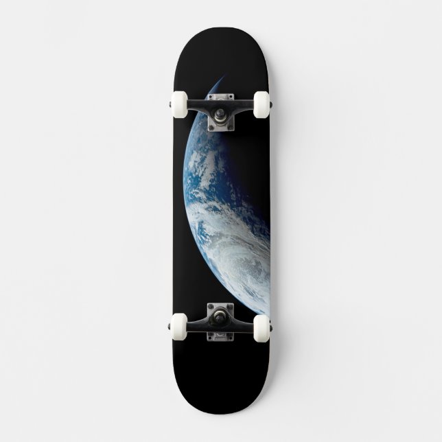 Crescent Earth Taken From The Apollo 4 Mission. Skateboard (Front)