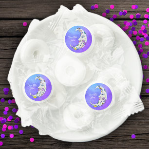 Crescent Fantasy Moon Pretty Face Bright Color Sky Life Saver® Mints