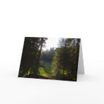 Crescent Meadow Morning at Sequoia National Park Card