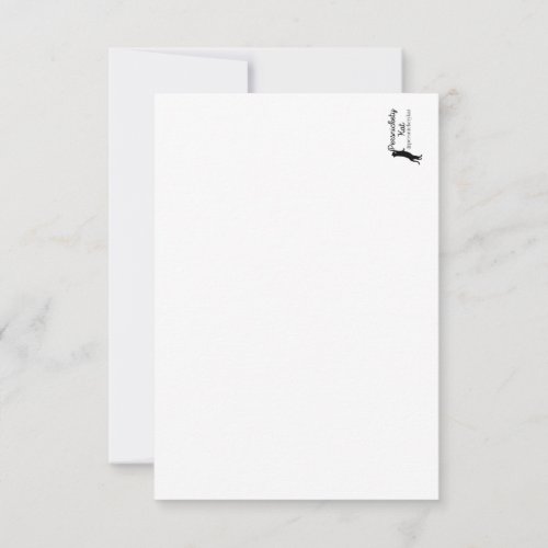 Crescent Moon Blank Note Card