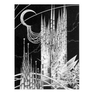 Crescent Moon Castle Postcard