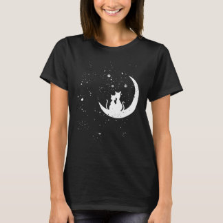 Crescent Moon Cats T-Shirt