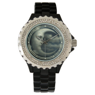 Crescent Moon Face Watch