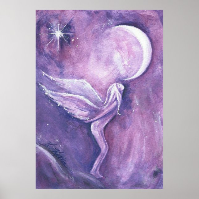 Crescent Moon Fairy Poster (Front)
