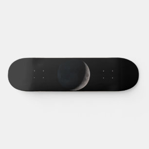 Crescent moon from NASA images Skateboard