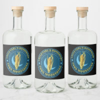 Crescent Moon Moonshine Label Template