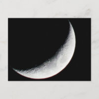 Crescent Moon Postcard