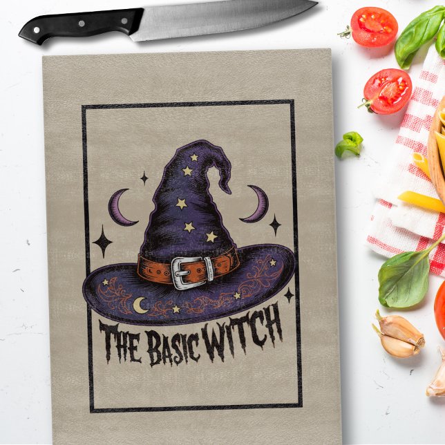 Crescent Moon Spooky Season Autumn Halloween Treat Cutting Board (Creator Uploaded)