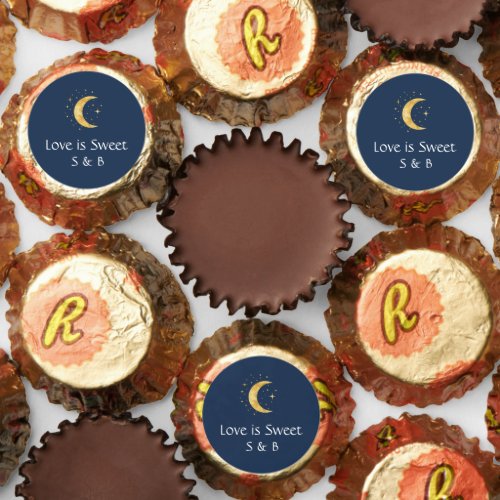 Crescent Moon Starry Night Chocolate Wedding Reeses Peanut Butter Cups