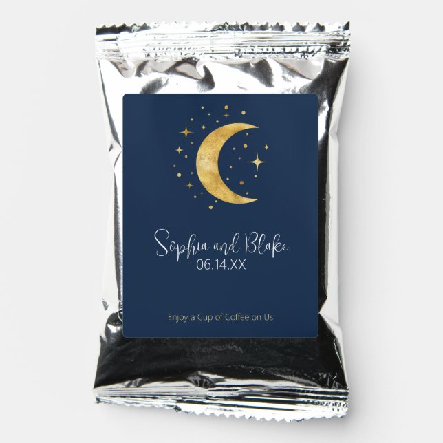 Crescent Moon Starry Night Coffee Drink Mix (Front)