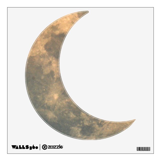 Crescent Moon Wall Decal (Front)
