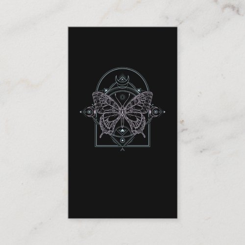 Crescent Moon Wicca Gothic Spiritual Pastel Butter Business Card