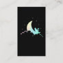 Crescent Moon Wicca Mystical Cat Pastel Goth Business Card