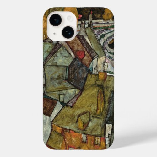 Crescent of Houses II Island Town by Egon Schiele Case_Mate iPhone 14 Case