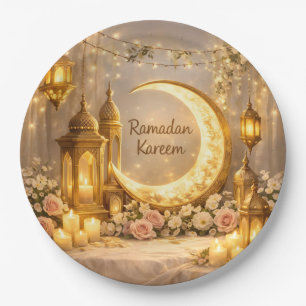 Crescent Of Light And Peace – Crescent Moon Spirit Paper Plates