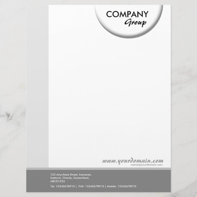 Crescent Shadow Letterhead (Front)