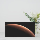 Crescent Sunrise on Mars the Red Planet (Standing Front)