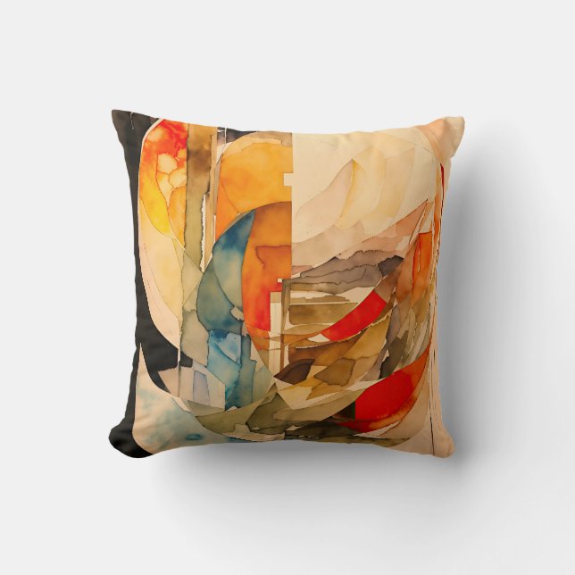 CRESCENT TIME THROW PILLOW (Front)