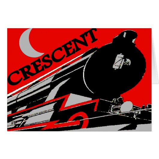 Crescent Train Ride Cards (Front Horizontal)