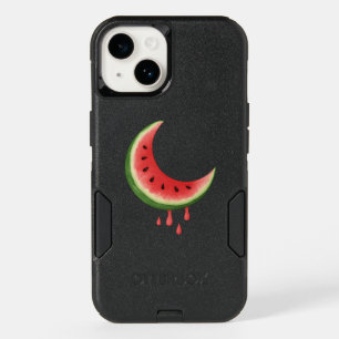 Crescent Watermelon – Moon Slice Fruit Illustratio OtterBox iPhone 14 Case