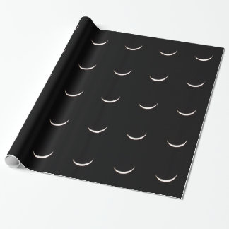 Crescent Winter Moon Wrapping Paper