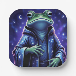 CrescentMoonFrog Paper Plates