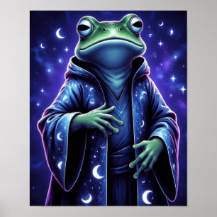 CrescentMoonFrog Poster