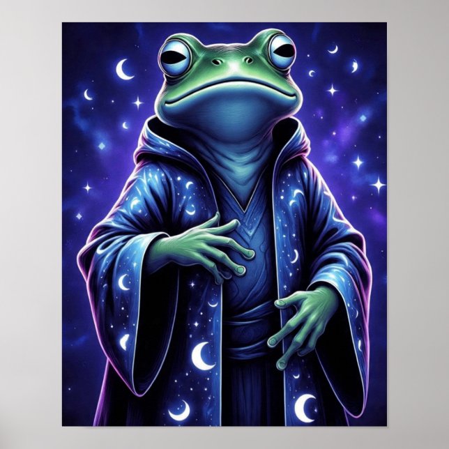 CrescentMoonFrog Poster (Front)