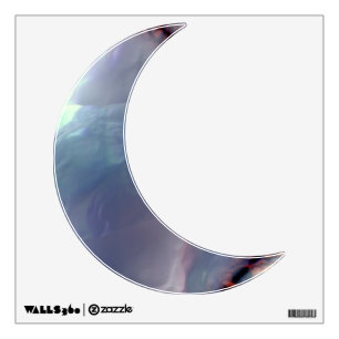 Cresent Moon Mother of Pearl Pattern Wall Decal