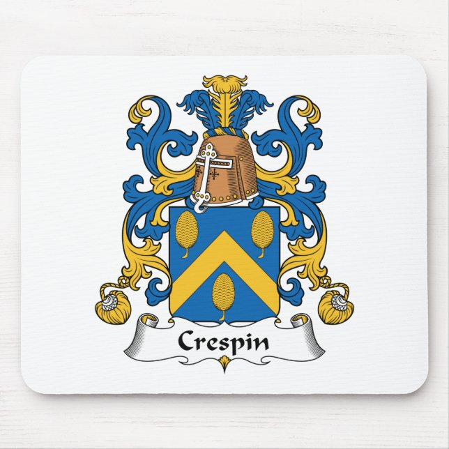 Crespin Family Crest Mouse Pad (Front)