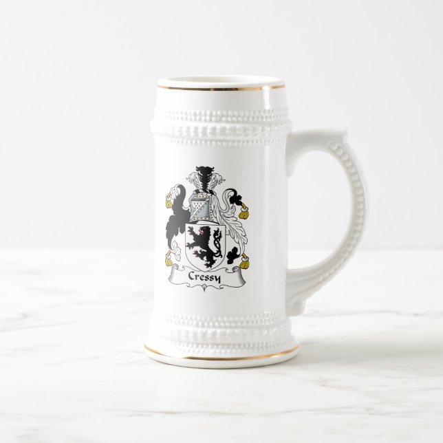 Cressy Family Crest Beer Stein (Right)