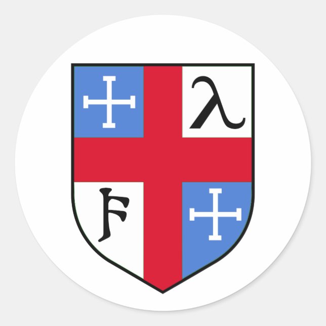 Crest Classic Round Sticker (Front)