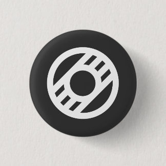 Crest Modern (Black) Button