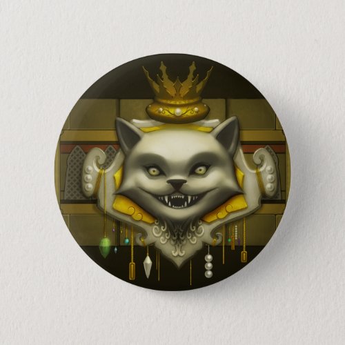 Crest Of Greed Pinback Button