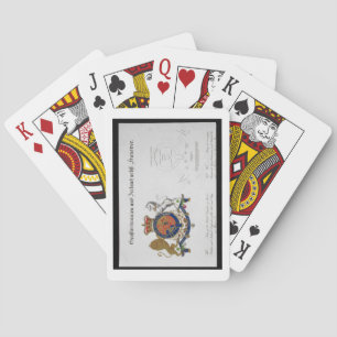 Crest of the King of the United Kingdom of Great B Poker Cards