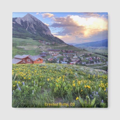 Crested Butte CO Photograph Magnet