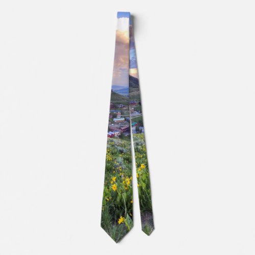 Crested Butte CO Photograph Neck Tie