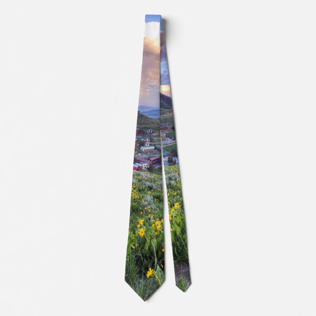 Crested Butte, CO Photograph Neck Tie (Front)