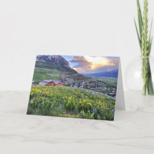 Crested Butte, CO Photograph Thank You Card