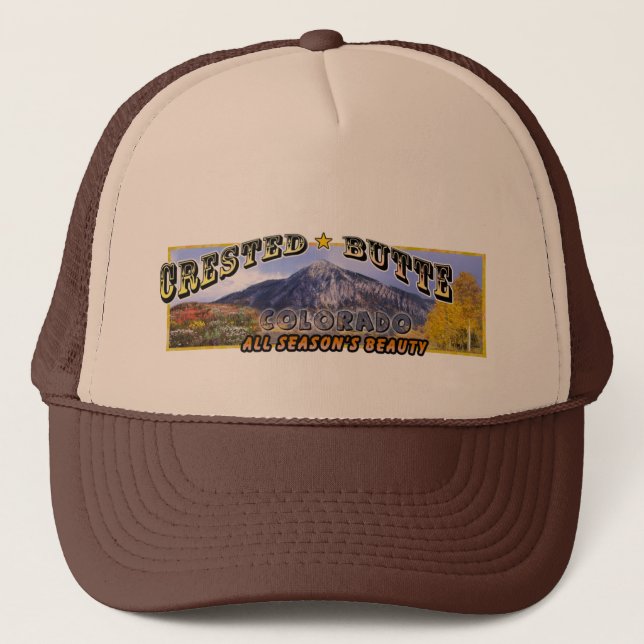 Crested Butte, CO Trucker Hat (Front)