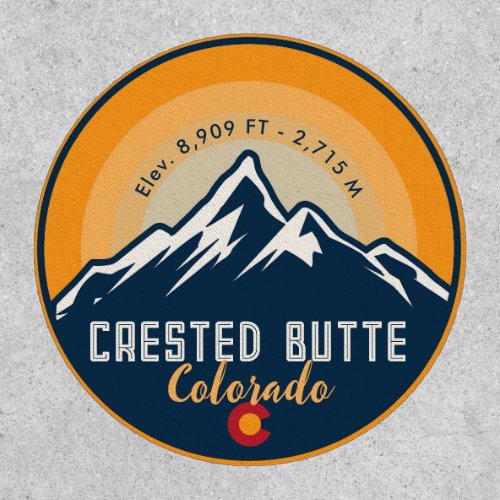 Crested Butte Colorado Mountains Hiking Sunset Patch