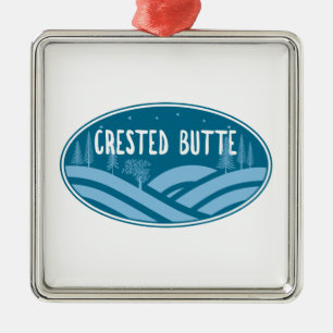 Crested Butte Colorado Outdoors Metal Ornament