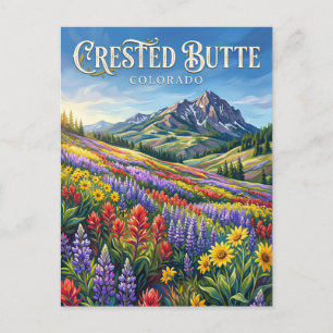 Crested Butte Colorado Postcard