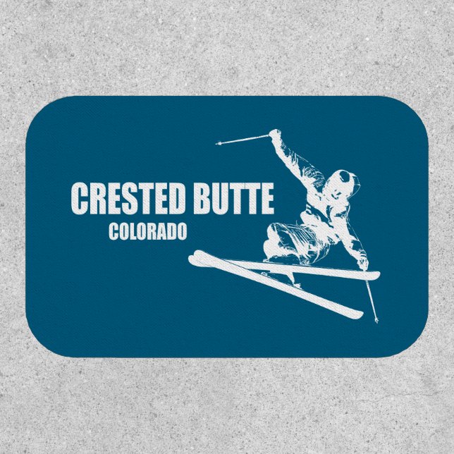 Crested Butte Colorado Skier Patch (Front)
