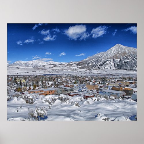 Crested Butte Colorado USA Poster